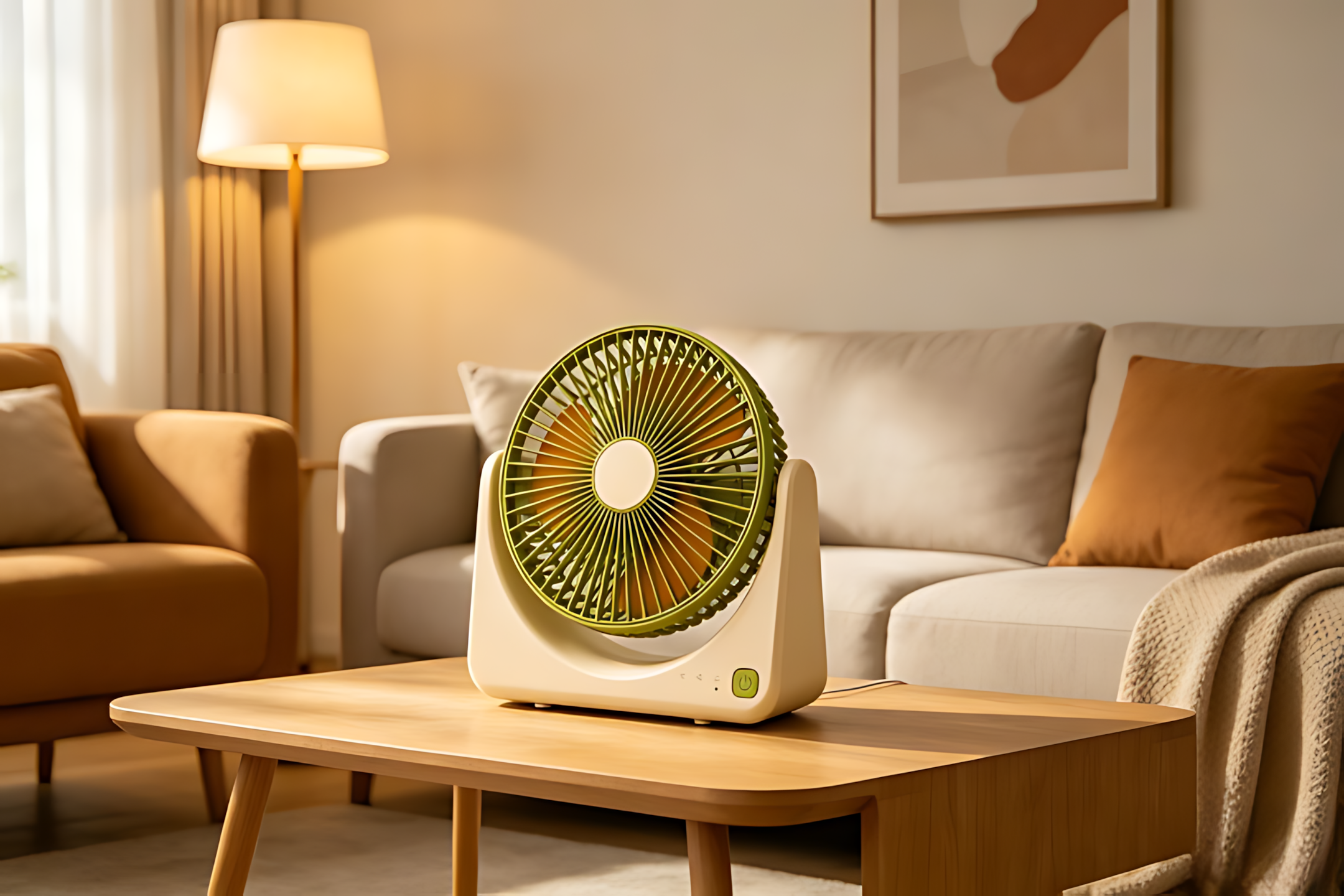 【Portable USB Mini Desk Fan, 3 Speed Adjustable, Ultra Quiet 36dB(A), 500mAh Rechargeable Battery, 1-3H Long Endurance, Lightweight 0.34kg Personal Cooling Fan — image 4