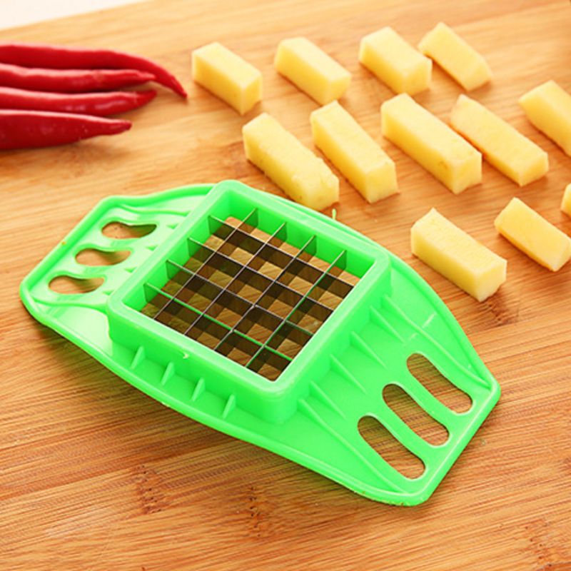 3pc Potato Fries Cutter Machine, Potato Cutter for French Fries, Multi- Purpose Stainless Steel Carrot Vegetable Potato — image 4