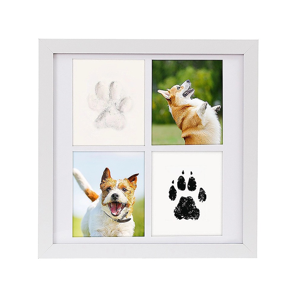 Pet Paw Print Kit DIY Photo Frame for Dogs & Cats Keepsake