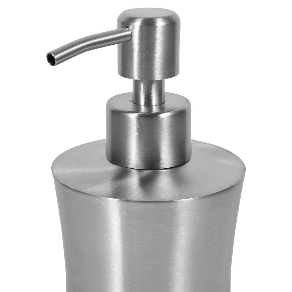 304 Stainless Steel Bathroom Shower Pump Lotion Dispenser Liquid Bottle (400ml) — image 5