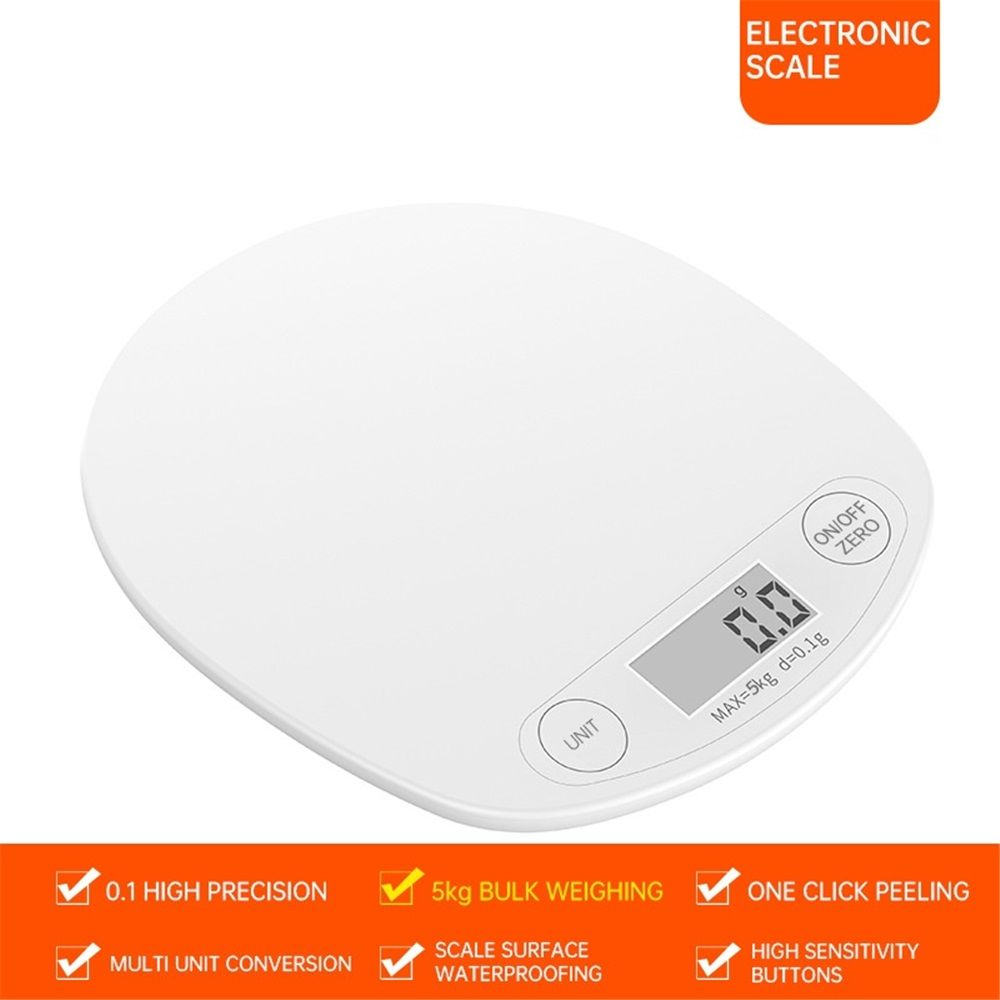 Digital Food Scale, Precise Weight Measuring and Portion Control, Baking and Cooking Made Simple, White — image 2