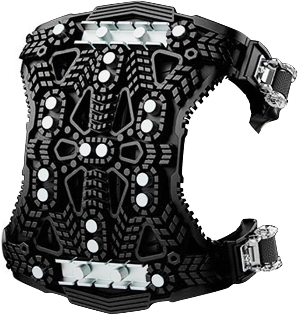 Snow Chain - Anti-Slip for Car Tires | Snow Chains - Steel Plate Snow Chains for Cars - Universal Type - Includes Mounting Tools, Storage Bag, and โ image 3