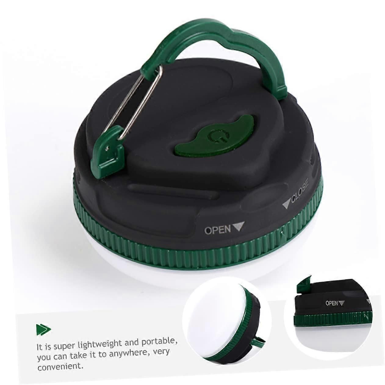 2pcs LED Camping Lantern Battery Powered with Hook Hanging Design for Tent, Outdoor Emergency Light โ image 2