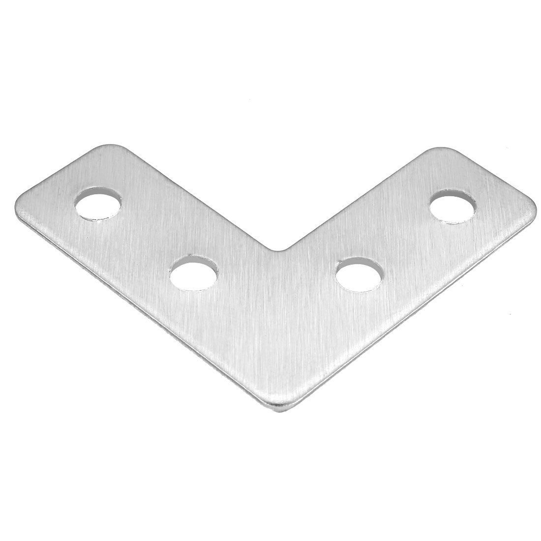 Flat Plate L Shape, 40mmx40mm, Stainless Steel 304 Angle Corner Brace Repair Brackets, Pack of 10 Brace Repair Brackets — image 3