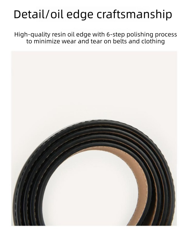 Womens Genuine Leather Belt Black 2.3cm Wide Gold Buckle Waist Strap for Jeans & Dresses Elegant Fashion Accessory โ image 5