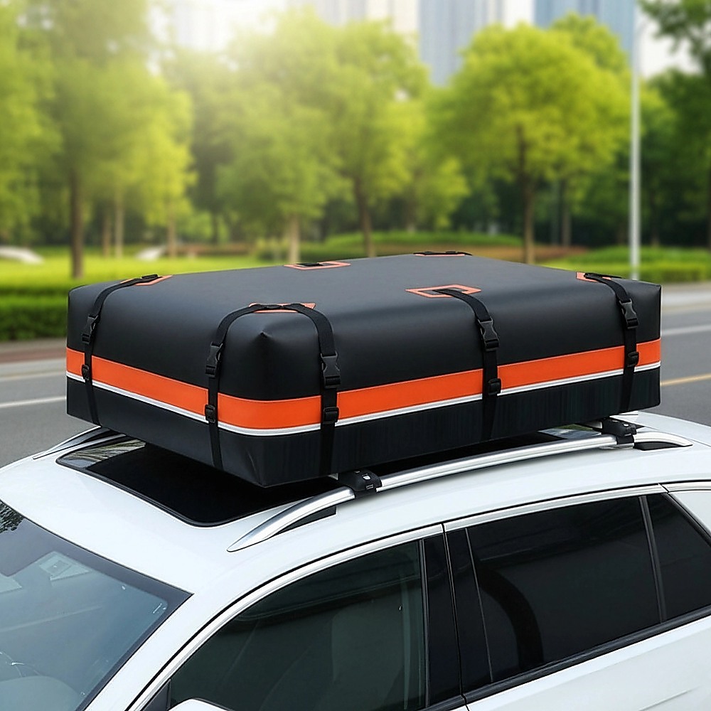 600L Car Roof Bag Cargo Carrier – Large Waterproof Rooftop Luggage Rack Storage — image 2
