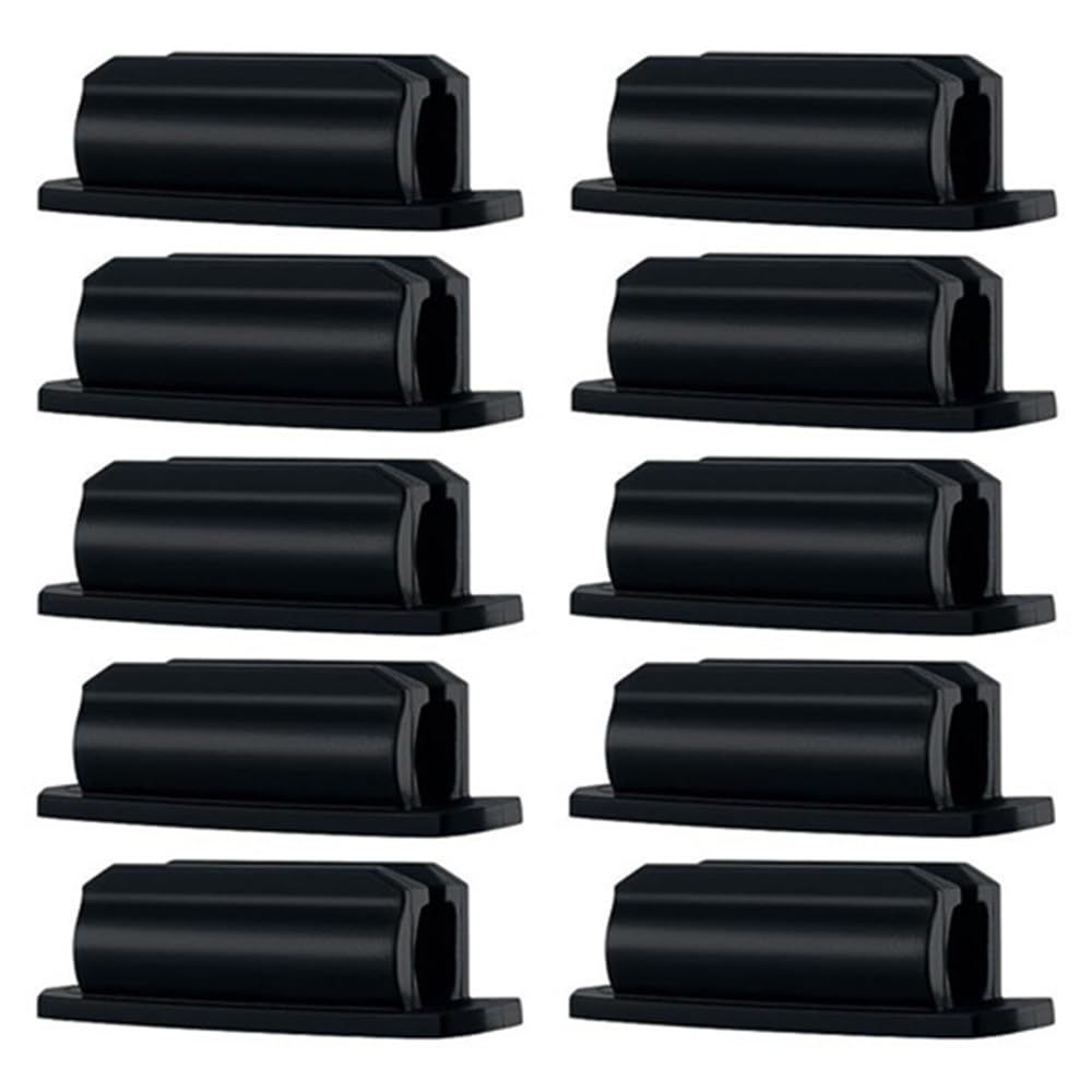 10 Pack Silicone Pen Holder Adhesive Pencil Holder Marker Holder Pen Clips for Home Office Desk Accessories Teacher Supplies