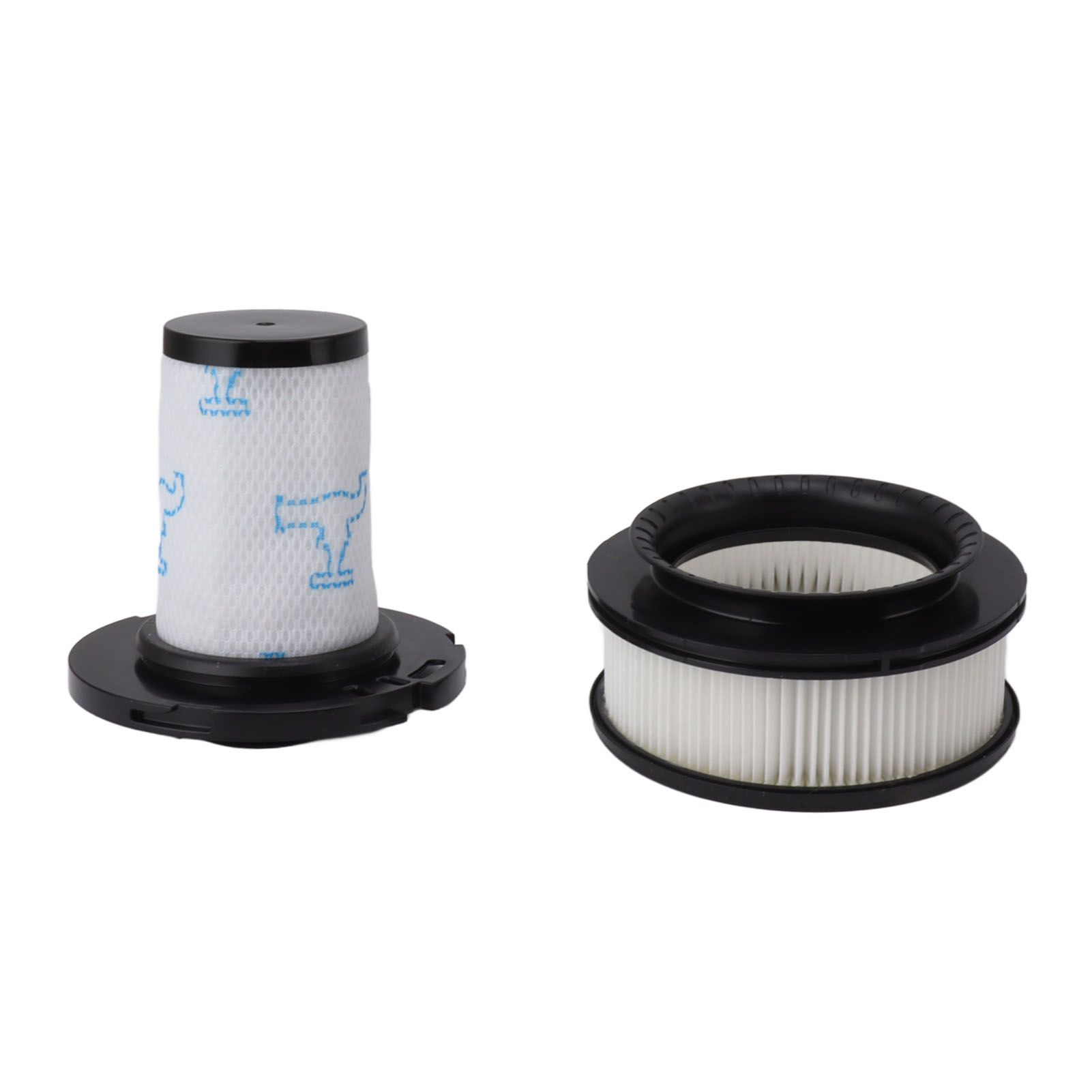 2PCS Vacuum Cleaner Filter Set ABS Washable Filter Replacement for Rowenta ZR009007 ZR009008 X Force Flex 11.60 14.60RH98xX RH99xx Parts Accessories