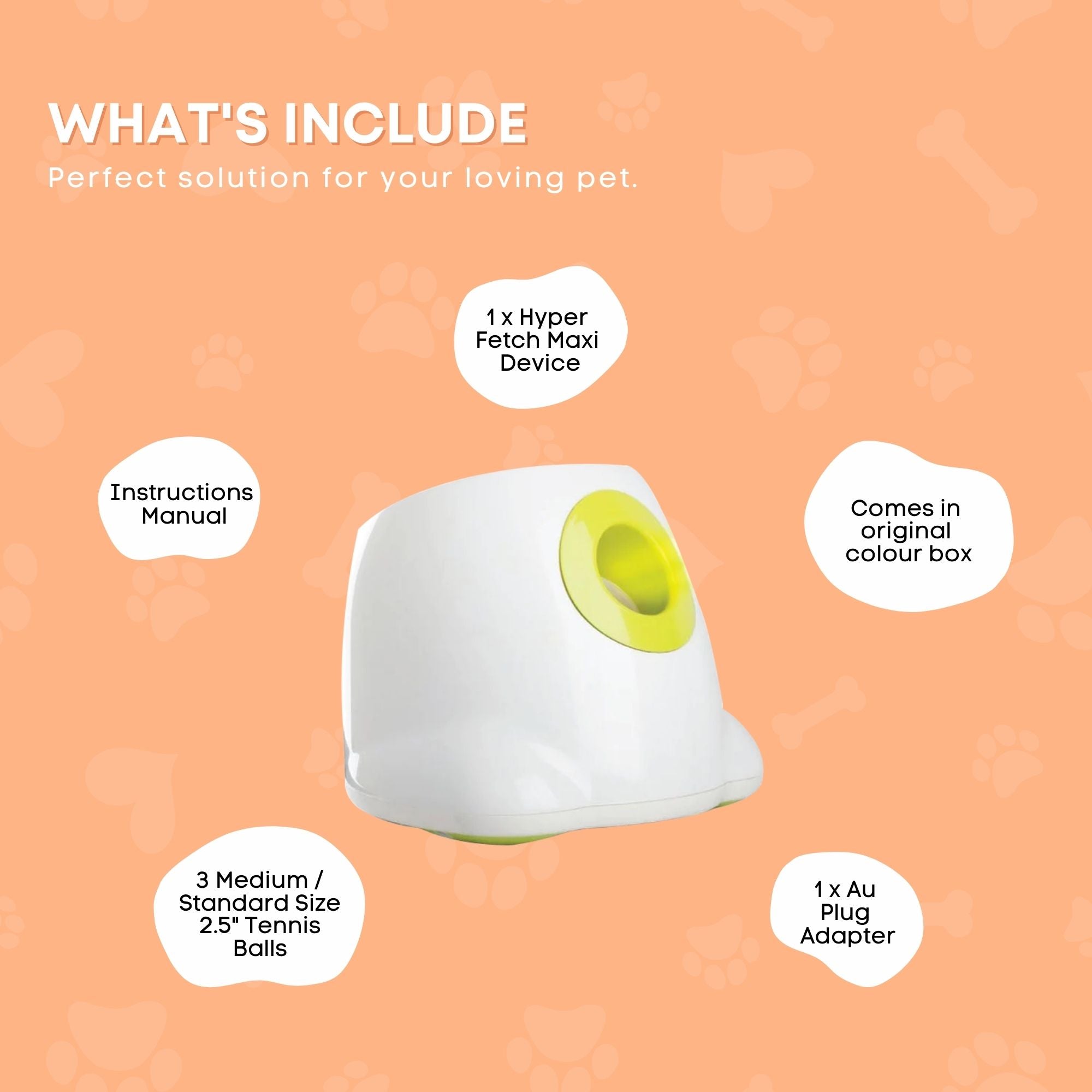 Hyper Fetch Maxi Dog Ball Thrower - Large Interactive Pet Toy Launcher — image 4