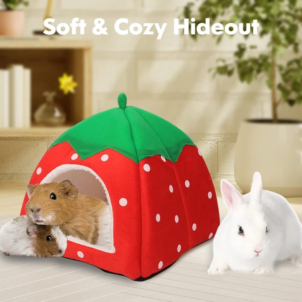 Guinea Pig and Rabbit House, Small Animal Bed for Sleep Play Rest, Compatible with Smultron Pet, 31 x 33cm — image 6