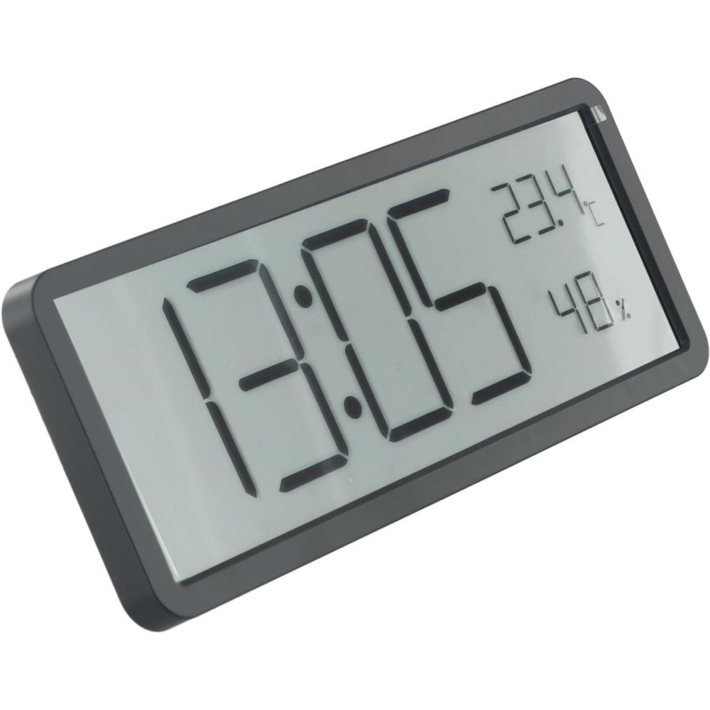 Digital Wall Clocks Battery Operated,Modern Wall Clocks for Living Room Decor, Simple Digital Wall Clock with Temperature/Date/Time, Small Desk Clock for — image 5