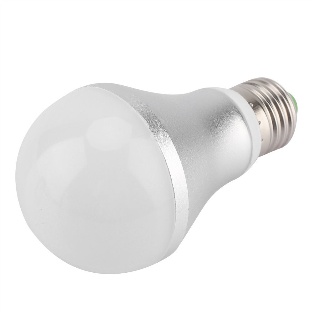 E27 5W LED Automatic Sensor LED Light Control Bulb Lamp 6500K AC85-265V โ image 3