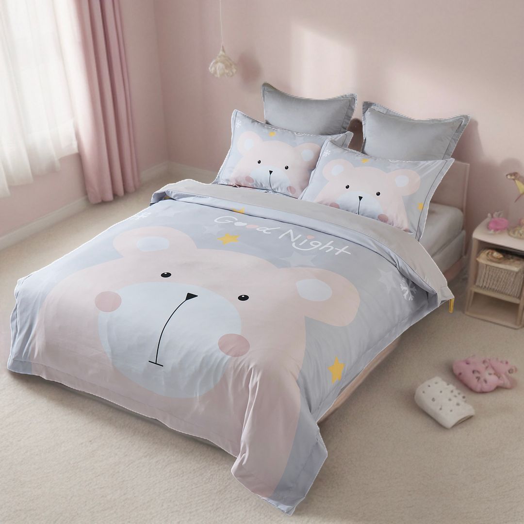 Bear Kids Quilt Cover Set - Double Size — image 3