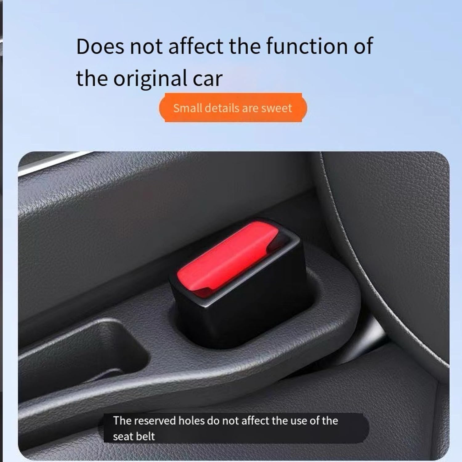 2PCS Nodrop Seat Guard,Car Seat Side Gap Filler, Place Your Phone, Cards, Wallet, Side Gap Fillers for All Cars Place Your Phone, Cards, Wallet (BLACK B) โ image 5