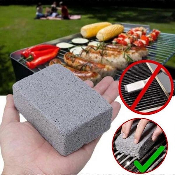 4-Pack Grill Cleaning Stone Blocks for BBQ Grill Plate and Flat Top — image 4