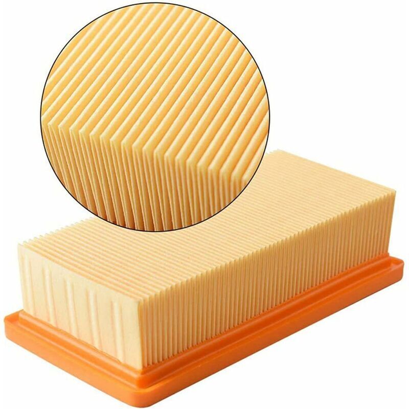 Kärcher vacuum cleaner filter 3-pack flat pleated filter accessory for Kärcher vacuum cleaners AD 3200, AD 3 Premium and AD 4 Premium, 6.415-953.0 — image 4