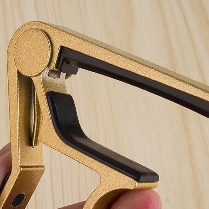 Premium Alloy Capo Quick Change Trigger Clamp For Guitar Banjo Ukulele Mandolin - Red — image 6