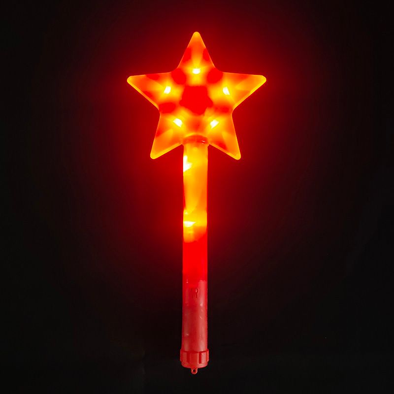 5 Pcs Star Fairy Wand Glow Stick Party Nativity Toy Toys DIY Fairy Wand Fairy Princess Wand Star Fairy Stick Light Glow Sticks โ image 2