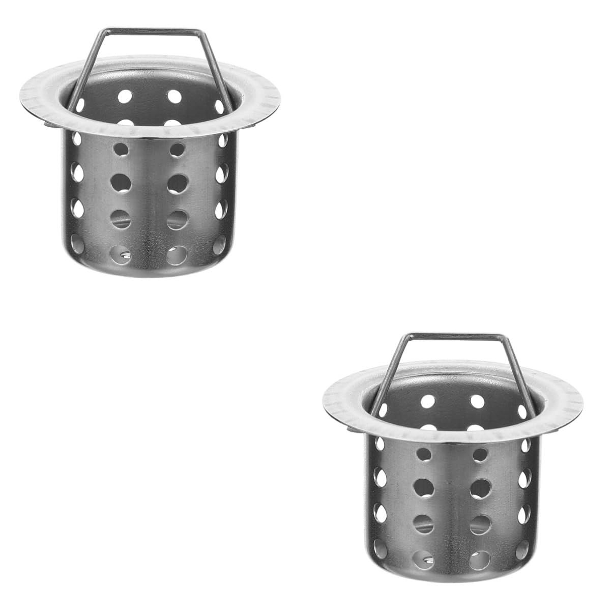 2pcs Filter Tub Drain Stopper Shower Drain Hair Catcher Shower Drain Covers Bathroom Bathtub Accessories