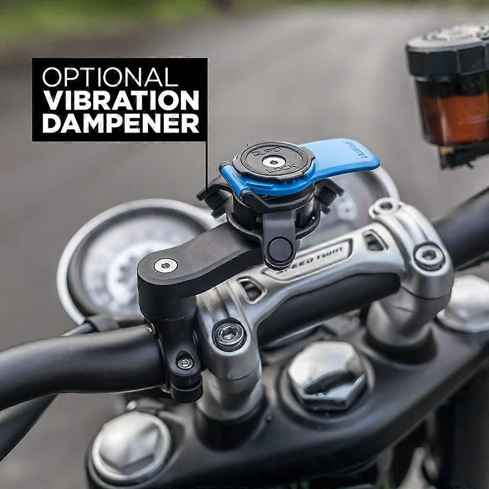 Heavy Duty Quad Lock Motorcycle Mobile Phone Holder Replacement for &, Handlebar Mount with Quick Release, Made of Abs โ image 3