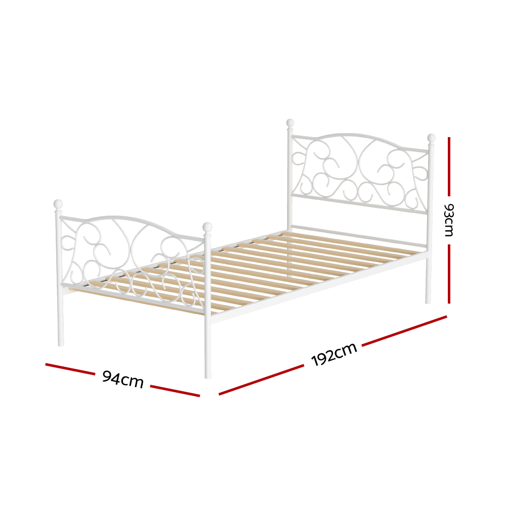 Artiss Bed Frame Single Size Metal Bed Frame GROA โ image 2