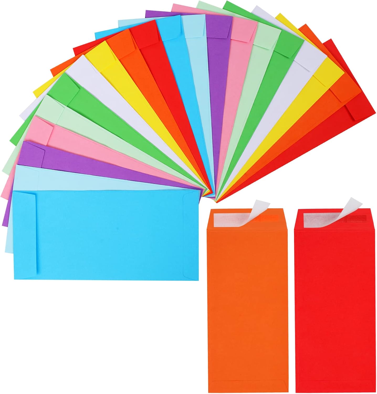 Cash Envelopes -120 Money Saving Challenge, 3.2x6.6inch for Budgeting, Coins, Checks, Gift Cards & Tickets - 3.2x6.6in