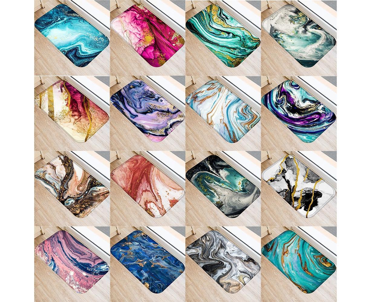 Color Palette Kitchen Hallway Mat Entrance Rug Floor Non-slip Bathroom Carpet โ image 3