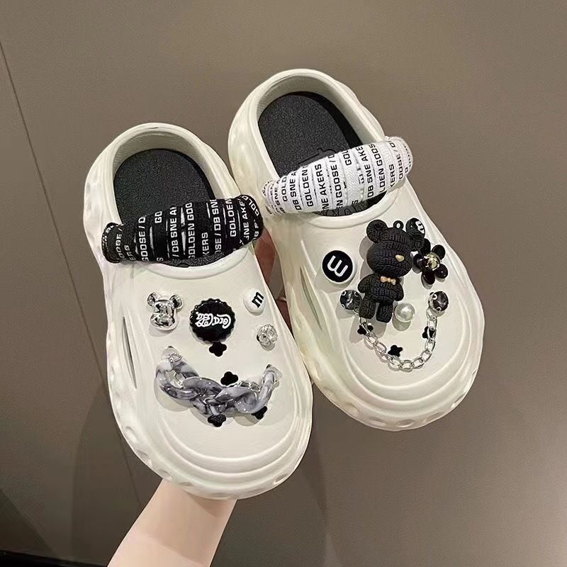 Handmade Shoe Charms for Sandals, Shoe Charms for Shoe, Shoe Decoration with Chains Accessories for Women and Girls — image 4