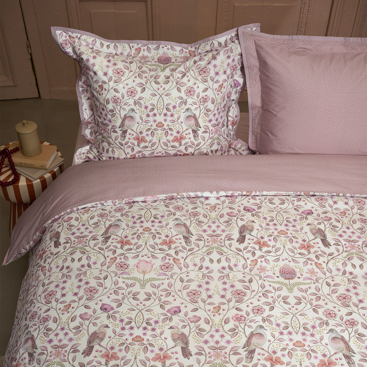 PIP Studio Garden of Dove Off White Cotton Quilt Cover Set King โ image 4