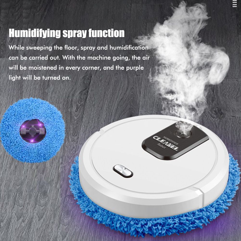 Robotic Cleaner Smart Mobile Humidifier Multifunction Wet Mopping for Cleaning Tile Wood Floors Marble โ image 4