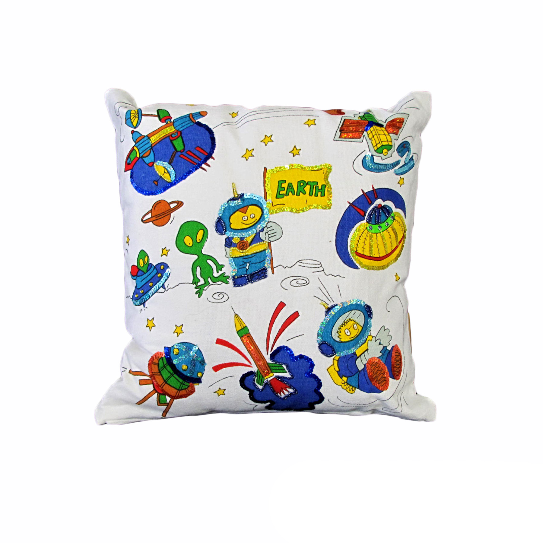 Rapee Spaceman 43 × 43 cm Square Cushion 43 × 43 cm