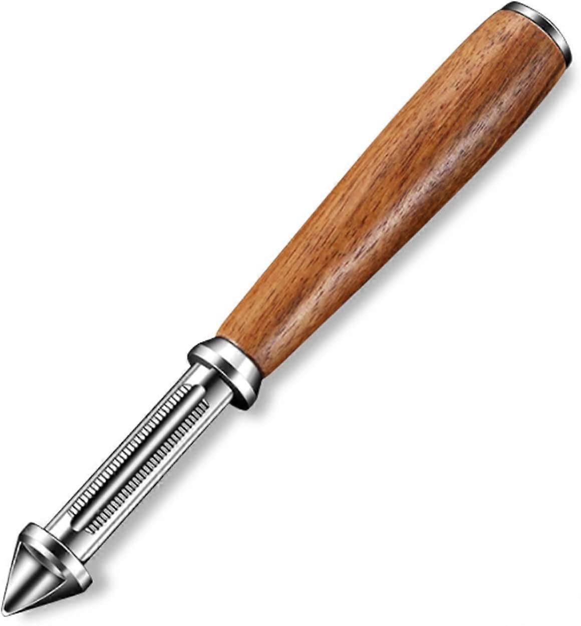 Universal Fruit & Vegetable Peeler - Extra Sharp Toothed Double Edge, Wooden Handle