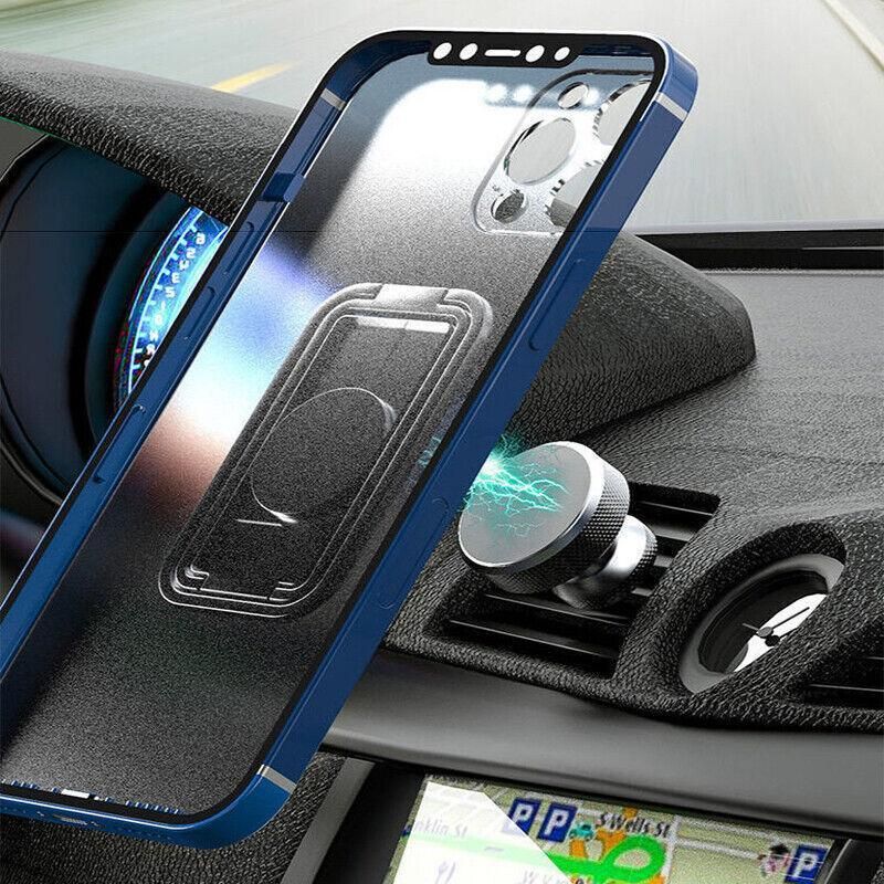 Portable Multifunctional Folding Metal Mobile Phone Holder Bracket Desktop Stand - Silver — image 5