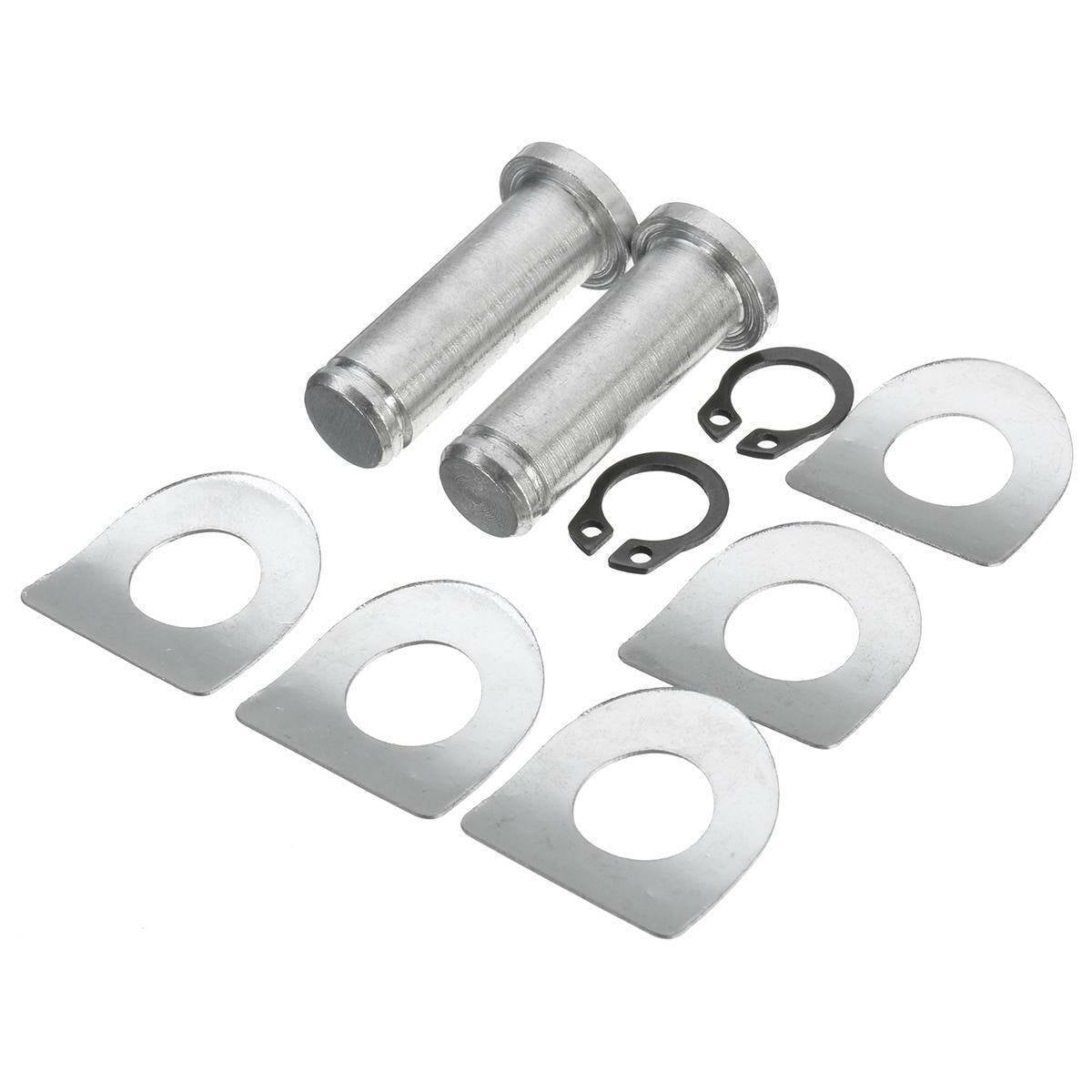 Universal Motorcycle Foot Peg Mounting Pins Kit Motorcycle Foot Pegs Mount Bolt Pins Washers Kit compatible for motorcycle 3.00X1.10X1.10CM Silver