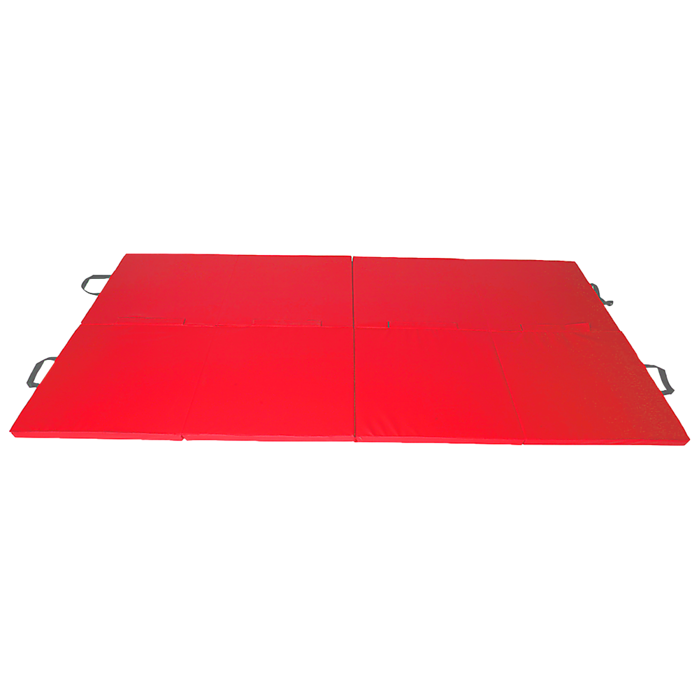Folding Red Exercise Mat โ Gymnastics, Martial Arts, Yoga, Karate & Judo Training