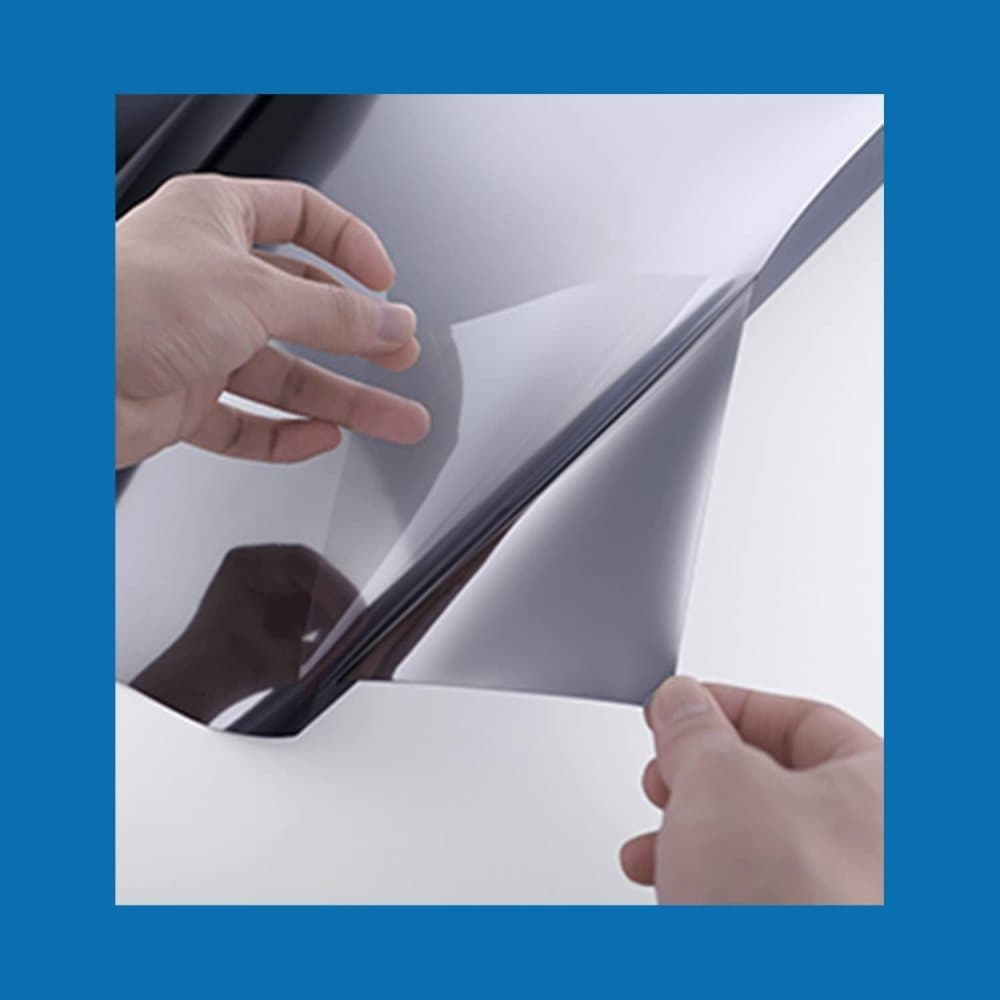 Mirror Reflective Self-Adhesive Window Film for Sun Protection UV Blocking and Privacy, Silver, 50cmx2m — image 5