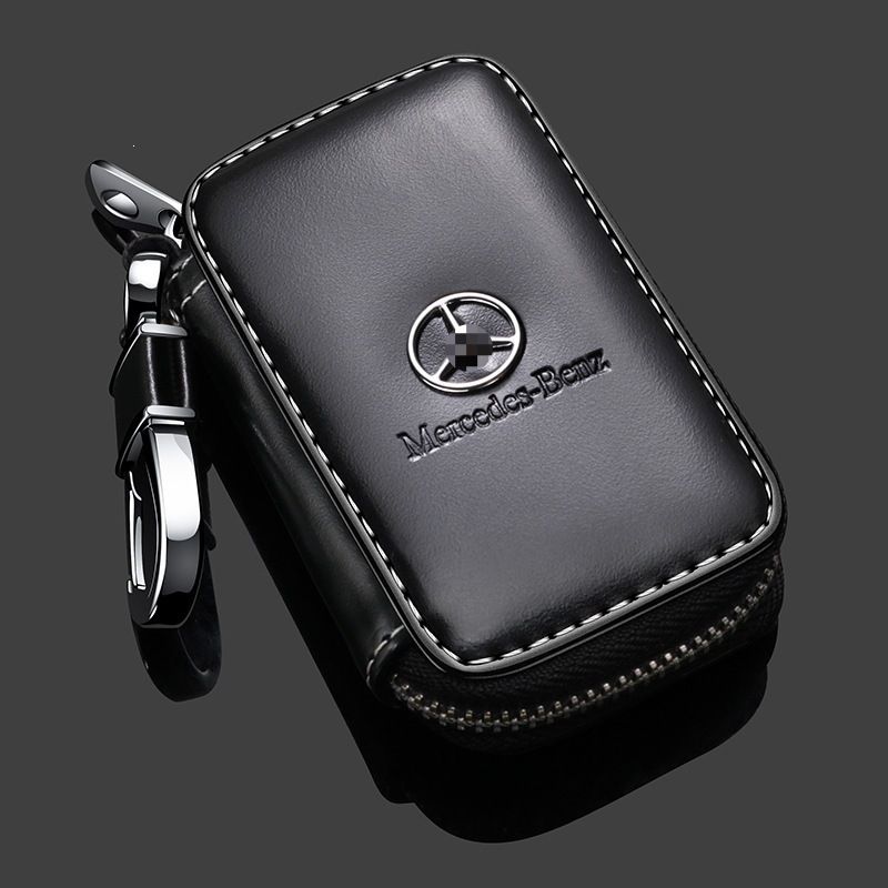 Ning zhi Car Key Case PU Black Universal Mercedes-benz — image 3
