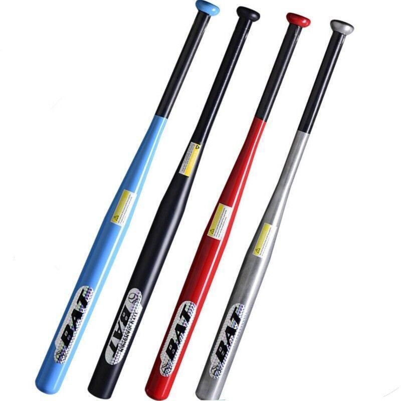25inch 63CM Alloy Steel Metal Baseball Bat Racket 4 Colours - Silver — image 3