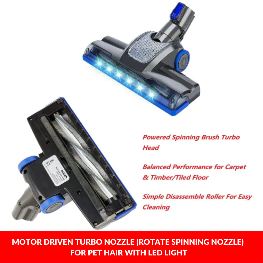 Enigma V8 22.2v Cordless Stick Vacuum Cleaner Blue + Toolkit — image 5