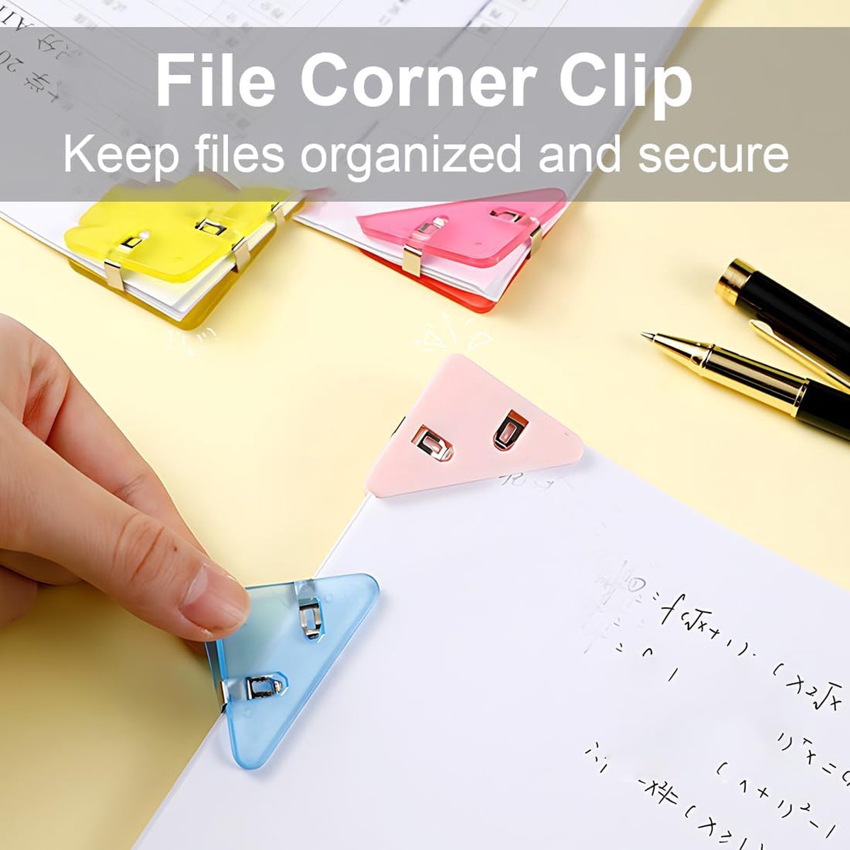 Paperclips - 10 Pieces - Paper Clips - Desk Accessories - Document Clips - Fold Back Clips - Laminated Paperclips - Stationery Clips - Paper Holder - Hobbies — image 3