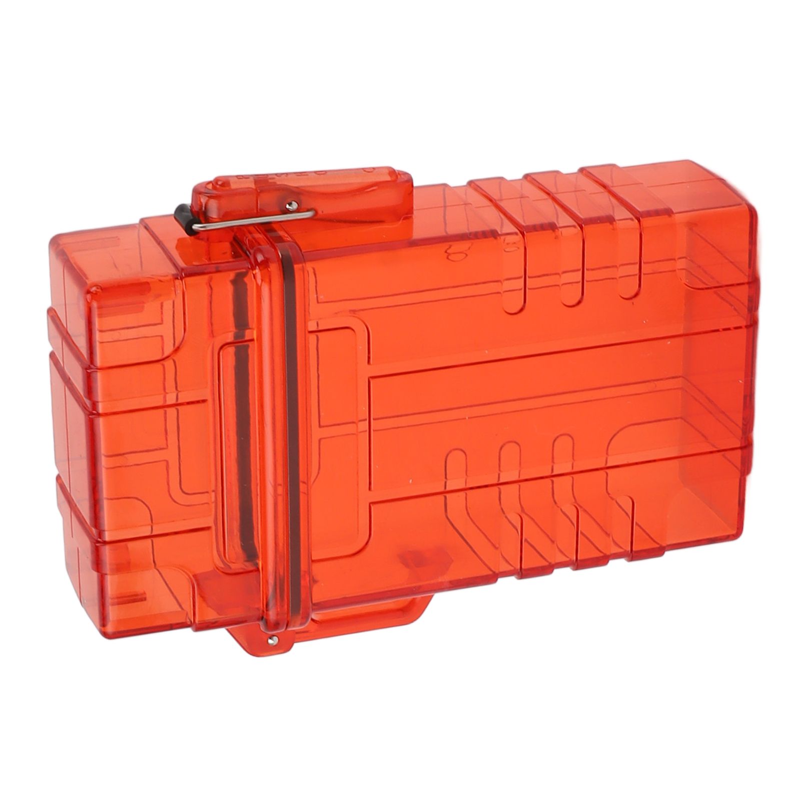 Cigarette Case 20 Capacity Plastic Cigarette Box Sealed Waterproof Cigarette Container Organizer Transparent Red โ image 4