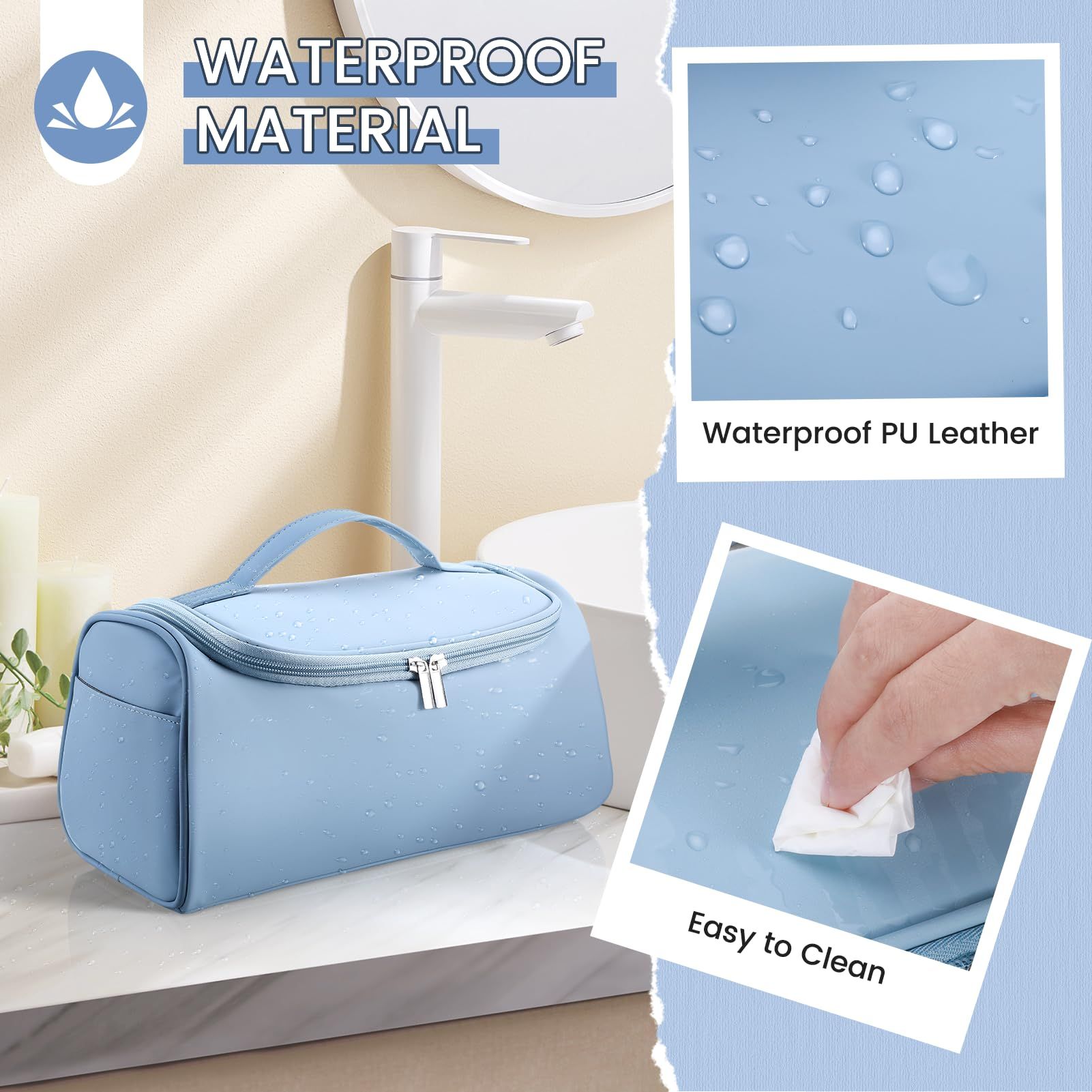Carrying Case, Travel Case ， Waterproof Travel Storage Bag, Potable Travel Carrying Case for Style Hair Tools Travel Bag — image 3