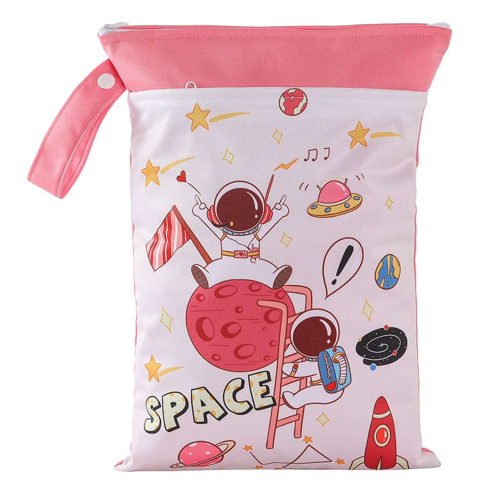 Cartoon Storage Hanging Bag Travel Dry Wet Separation DWST68 25cm*35cm (double zipper)