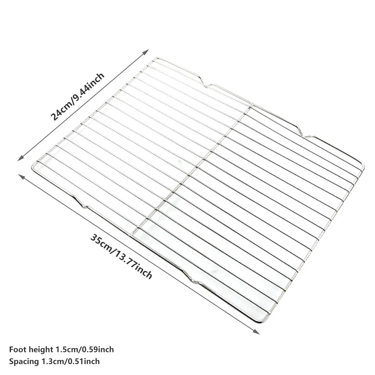 2pcs BBQ Stainless Steel Grill Grate Grid Wire Mesh Rack Cook Replacement Net โ image 3