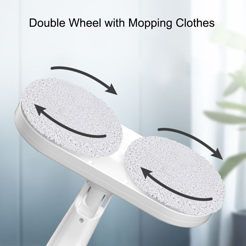Cordless Electric spin 6Mops Cleaner 5In1 Floor Polisher Sweeper Washer Scrubber — image 4
