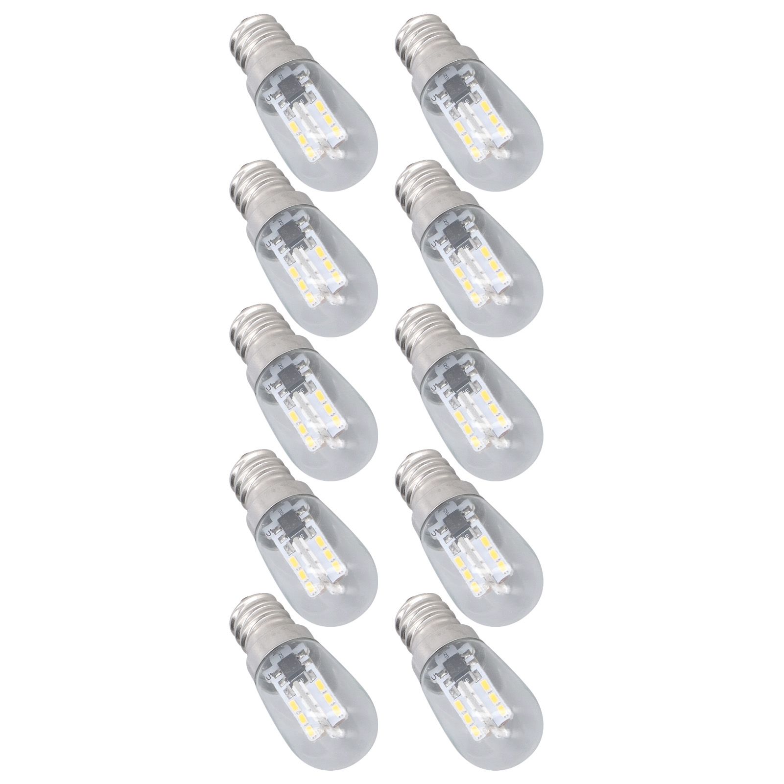 10PCS LED E12 Light Bulb Glass Small Ceiling Lamp Bulb 500LM Wall Lamp Bulb for Bedroom Office 220V โ image 6