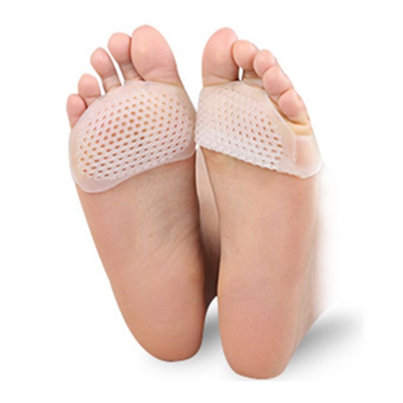Metatarsal Pads for Women and Men Foot Pads Forefoot Pads Ball of Foot Cushions Soft Gel Pads for Pain Relief - White, 3 Pairs — image 3