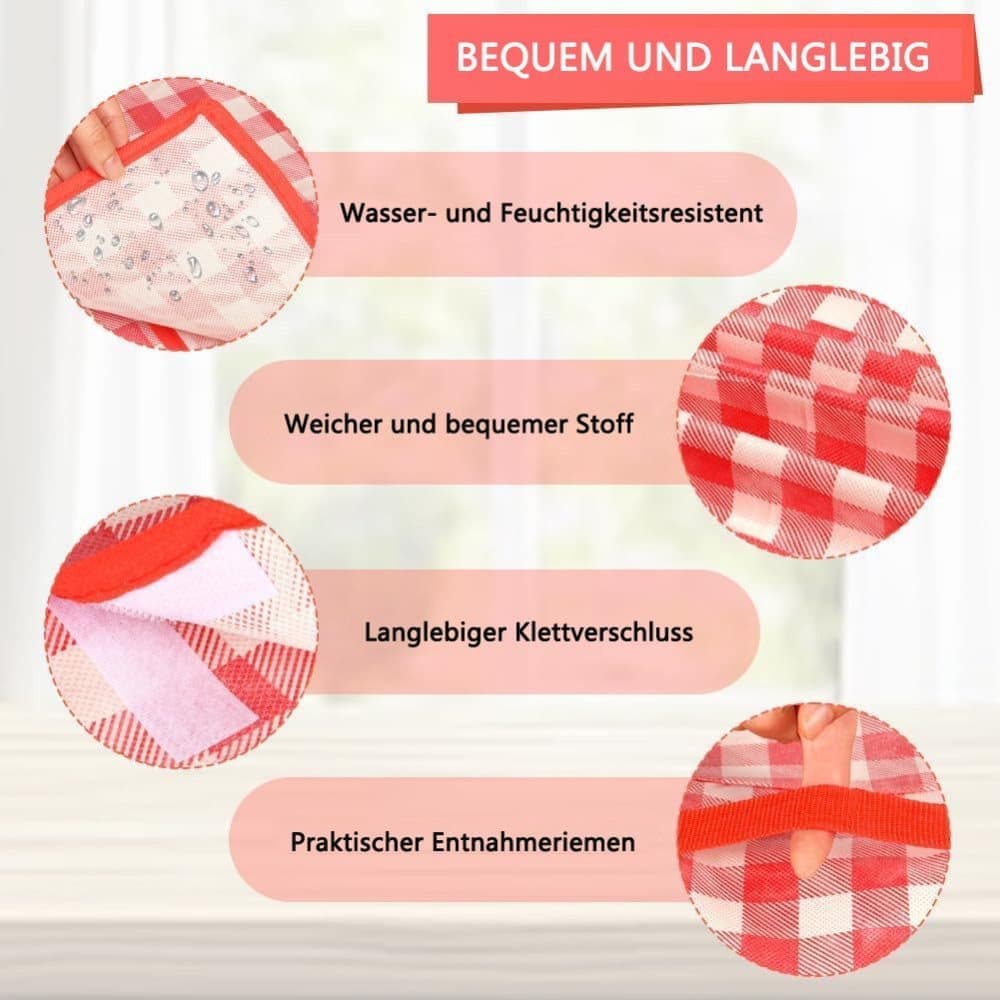 Waterproof Picnic Mat 200x200cm, Foldable with Carrying Handle, Durable for Camping Beach Park Outdoor Activities, Pink — image 2