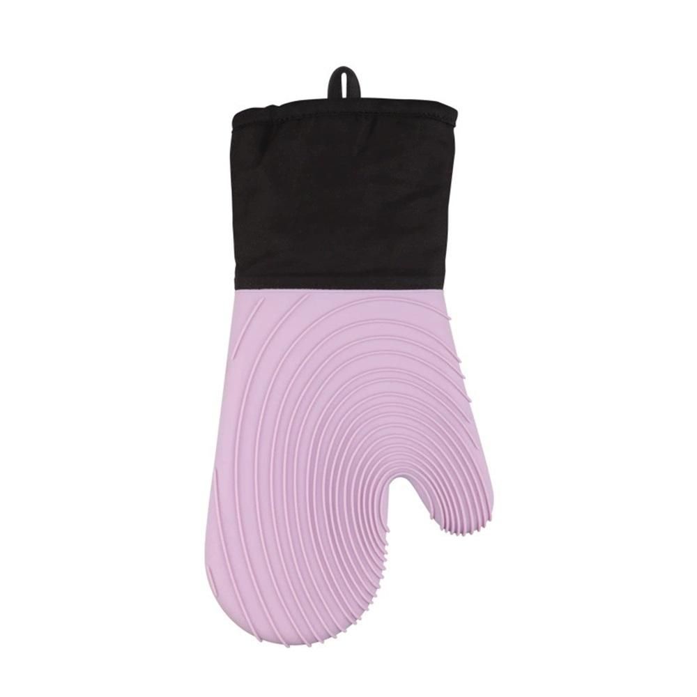 A pair of Silicone Oven Mitts- Extended Oven Mitts Heat Resistant, Oven Gloves with Soft Liner Good to Clean Flexible-Oven Mits Set for Cooking Baking Grilling โ image 2