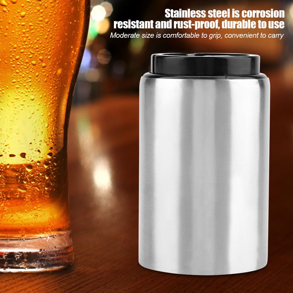 1Pc Automatic Stainless Steel Wine Beer Bottle Opener Soda Glass Caps Remover Open Tool โ image 3